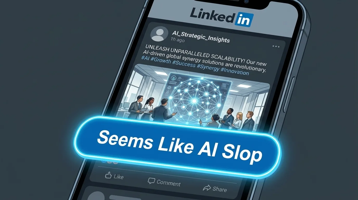 LinkedIn Luncurkan Tombol "Seems Like AI Slop", Netizen Sindir Konflik Kepentingan