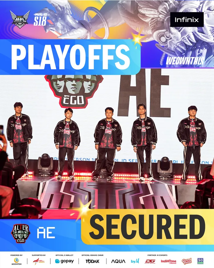 Tiga Tiket Playoff MPL ID S18 Tersisa usai Alter Ego Lolos, RRQ Hoshi Terjepit di Peringkat 8