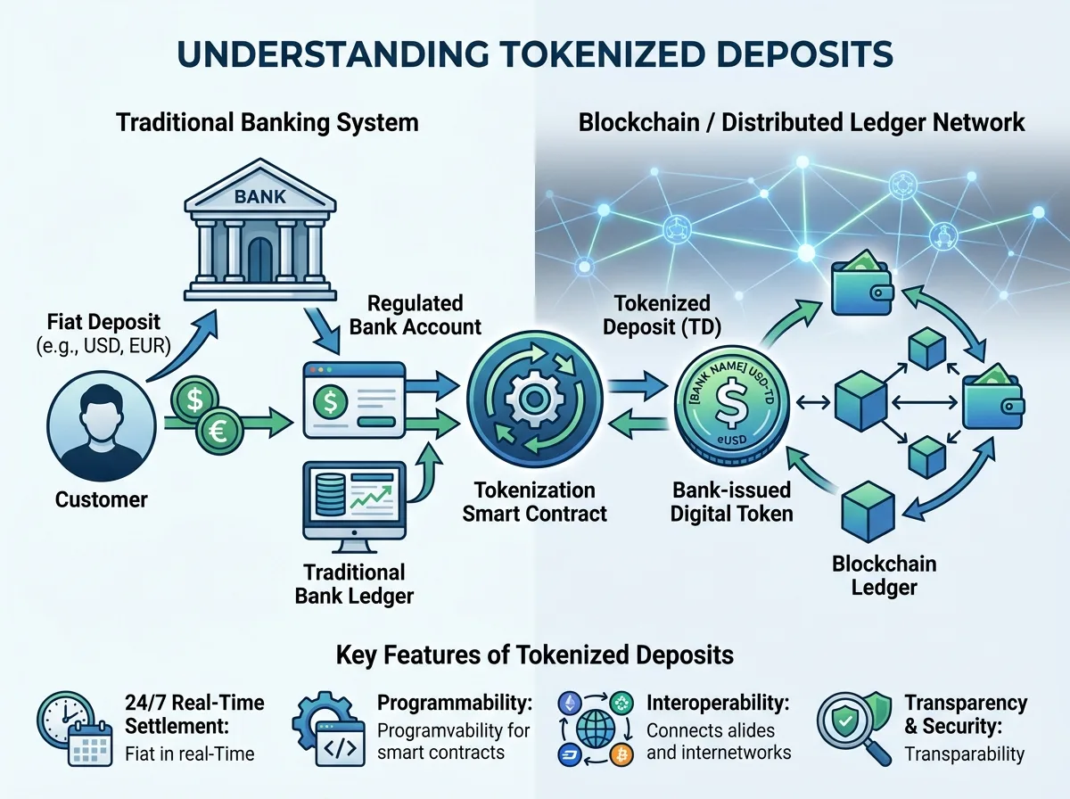 Empat Bank Raksasa AS Bangun Jaringan Tokenized Deposit Bersama, Lawan Ancaman Stablecoin